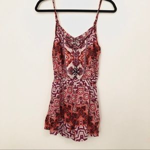 Printed Romper